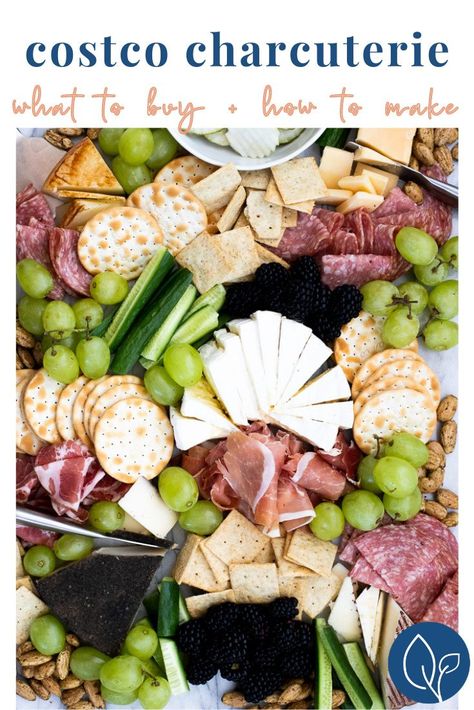 Costco Side Dishes, Costco Charcuterie Board, Costco Charcuterie, Costco Platters, Costco Party Food, Costco Appetizers, Mediterranean Appetizers, Cheese Trays, Cheese Platter