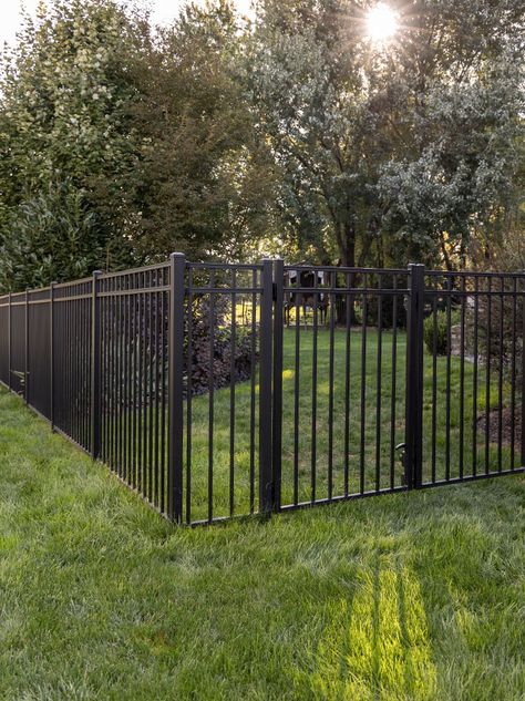 5 Things to Consider When Adding a Fence to Your Property - Hamilton Park Home fence, fencing, aluminum fence, aluminum fencing, black aluminum fence, black aluminum fencing, backyard ideas, backyard fence, backyard fencing, backyard inspiration, fencing ideas, fencing inspiration, sleek fencing, modern fencing, keylink fencing, fence inspiration, fence landscaping, fencing install, fence install, backyard privacy, dog fence, fence gates, black fence, backyard landscaping, landscape, Aluminum Fence Landscaping, Fence Inspiration, Black Aluminum Fence, Modern Fencing, Home Fence, Backyard Fencing, Fence Backyard, Fence Gates, White Vinyl Fence