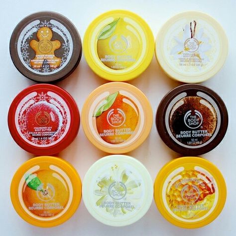 The Body Shop body butters. I currently have a big coconut one but I'm thinking about getting either the chocomania or frosted cranberry butters too. Body Butters, About Love, The Body Shop, The Body, We Heart It, Lost, Cream