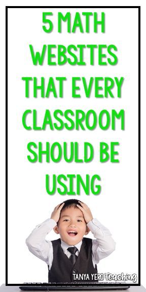 5 Math Websites That Every Classroom Should be Using Games Questions, Math Websites, Remote Teaching, Elementary Math Classroom, Math 8, Algebraic Thinking, Homeschool Education, Math Instruction, Chaos Coordinator