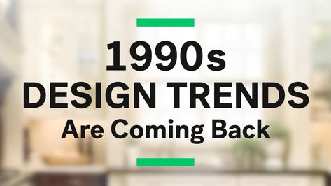 ’90s Home Design Trends That Are Coming Back – Life at Home – Trulia Blog 1990s Decor, Slap Bands, 90s Interior Design, 90s Interior, 90s Home Decor, 90s Decor, 90s Home, Interior Design Plan, White Accessories