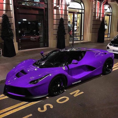 Purple Luxury on Instagram: “What’s your favorite car ? . Edit @luxepurple 💎 . please dm me for credits . If you want to use my edits please credit me . Want…” Tmax Yamaha, Ferrari 812 Superfast, Purple Car, Top Luxury Cars, Ferrari Laferrari, Ferrari F40, Ferrari Car, Classy Cars, Super Luxury Cars