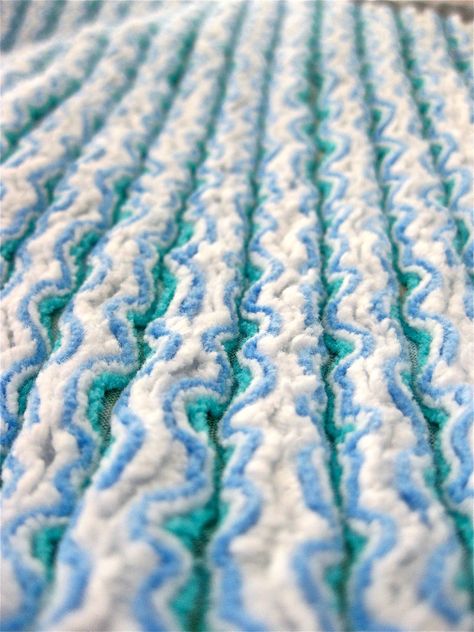 Chenille Baby Blanket, Faux Chenille, French Quilt, Chenille Quilt, Chenille Crafts, Chenille Blanket, In Love Again, Chenille Rug, Cute Diy