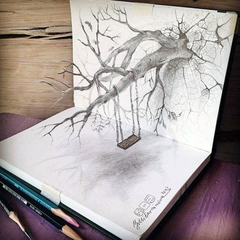 33 Of The Best 3D Pencil Drawings | Bored Panda Croquis, Drawing Hands, Eye Tutorial, Drawing Eyes, Pencil Drawings Of Love, 3d Pencil Drawings, Best Pencil, Cool Pencil Drawings, 3d Drawings