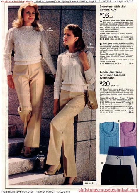 1984 Montgomery Ward Spring Summer Catalog, Page 9 - Christmas Catalogs & Holiday Wishbooks 80s Catalog Fashion, 80s Fashion Catalogue, 1980s Catalog, 80s Fall Fashion, 80s Catalog, 1984 Fashion, 80s Fashion 1980s, Vintage Rooms, Catalog Fashion