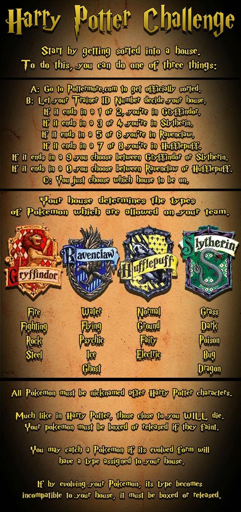 Harry Potter Pokémon Challenge Pokemon Tips, Pokemon Challenge, Harry Potter House, Pokemon Comics, Pokémon Master, Pokemon Memes, Pokemon Funny, Harry Potter Books, Pokemon Fusion