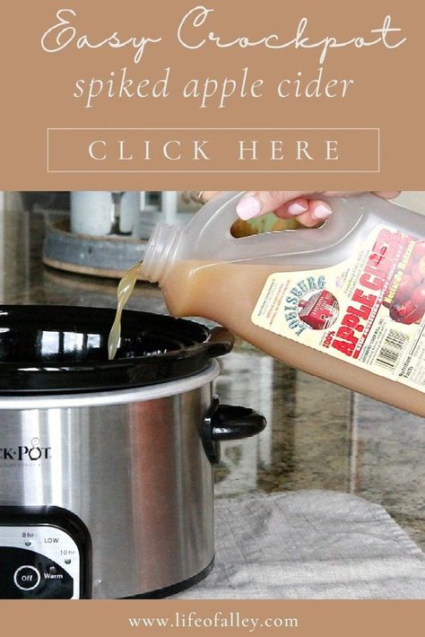 Warm up with this easy crockpot apple cider recipe, perfect for fall gatherings. This spiked hot apple cider recipe blends apples, spices, and a touch of alcohol, creating a comforting and festive drink. Ideal for entertaining or enjoying on a chilly evening. Spiked Hot Apple Cider Recipe, Apple Cider Drinks Alcohol, Apple Pie Drink Alcohol, Cider Alcohol Drinks, Spiked Hot Apple Cider, Apple Cider Alcohol, Spiked Cider Recipes, Spiked Apple Cider Recipe, Cider Drink Recipes