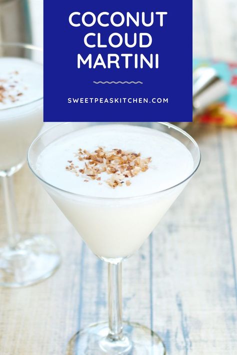 Margaritas, Cream Of Coconut Cocktail Recipes, Coconut Martini Recipe Vodka, Coconut Rum Martini, Cocktails With Coconut Cream, Easy Fancy Cocktails, Creamy Martini Recipes, White Cocktails Recipes, Cream Of Coconut Cocktails