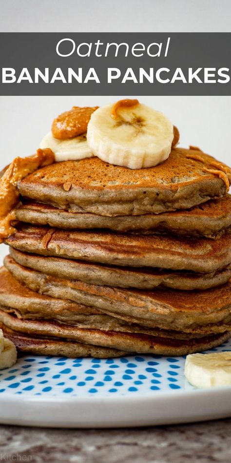 Pancakes With Oatmeal, Oatmeal Banana Pancakes, Flourless Banana Pancakes, Banana Chocolate Chip Pancakes, Banana Oatmeal Pancakes, Freeze Pancakes, Banana Oat Pancakes, Banana Toast, Oatmeal Banana