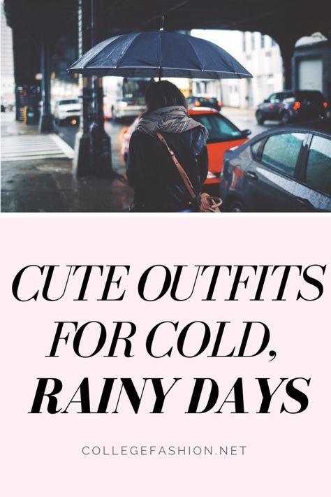 Rainy Day Outfit For Brunch, Going Out Outfits Rainy Night, Rainy Day Outfit Winter Casual, Rainy Day Outfit To Go Out, Comfortable Rainy Day Outfit, Outfit For Rainy Day Winter, What To Wear On A Rainy Day To Work, Casual Work Outfit Rainy Day, Cold Rain Day Outfit