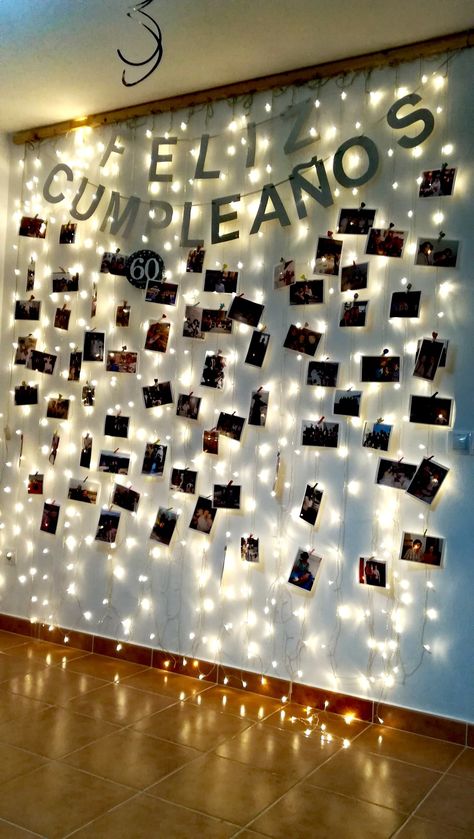 Polaroid Wall For Party, Picture Wall Ideas Birthday Party, Birthday Photowall Ideas, Photo Wall Collage Party, Farewell Party Ideas Decoration, Fancy Party Decor, Party Picture Display Ideas, Farewell Decoration Ideas, Birthday Photo Wall