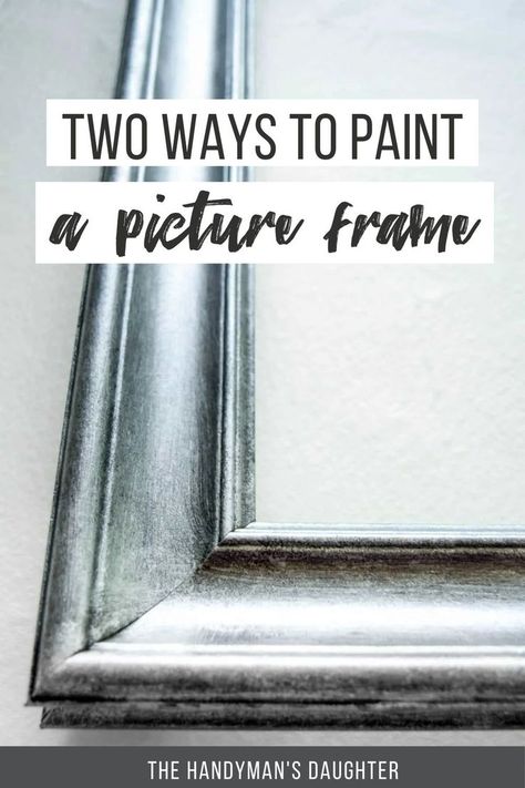 Transform your artwork with the right color frame! I'll show you how to paint a picture frame using spray paint or a brush with great results! Redoing Picture Frames Ideas, Spray Paint Frames Diy, Spray Painting Picture Frames, Picture Frame Color Ideas, Repaint Picture Frames Diy, How To Paint A Picture Frame, How To Reframe A Picture, Repainting Picture Frames, How To Paint Picture Frames