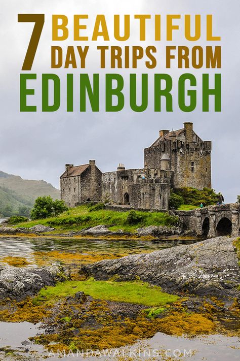 7 Day Trips to Take from Edinburgh, Scotland | Planning a vacation to Edinburgh? Click through for 7 ideas of things to do outside of Edinburgh, Scotland. | Edinburgh Scotland travel tips | Edinburgh Scotland Day Trips | Things to do in Edinburgh Scotland | Scotland Travel Itinerary Day Trips From Edinburgh, Roadtrip Europa, Things To Do Outside, Edinburgh Scotland Travel, Visit England, Things To Do In Edinburgh, Scotland Vacation, British Castles, Scotland Road Trip