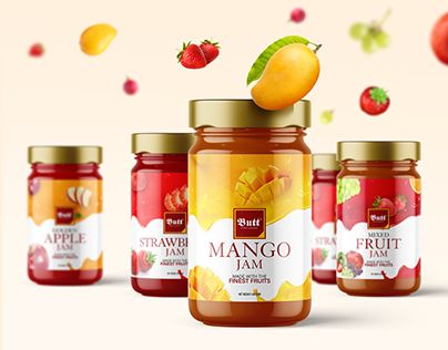 Jam Label Design, Jam Branding, Jam Packaging, Jam Label, Orange Jam, Mango Jam, Jar Design, How To Make Jam, Fruit Jam