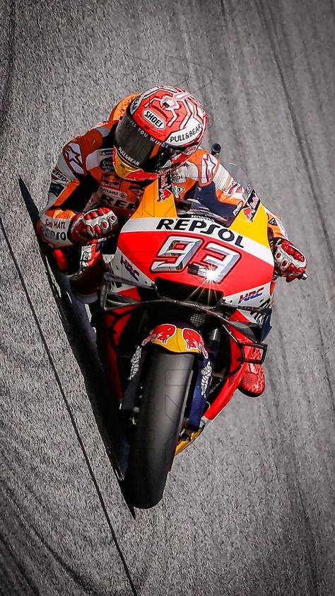 Racing Bikes Motorcycles, 93 Marc Marquez Wallpaper, Moto Gp Wallpapers, Motogp Aesthetic, Motogp Bikes, Motogp Wallpapers, Motor Gp, Motogp Valentino Rossi, Motogp Race