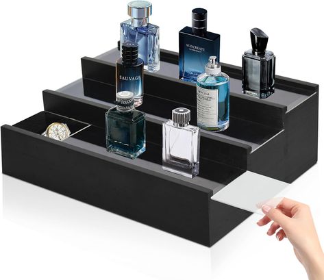 Cologne Stand Perfume Organizer with 3 Hidden Compartments,Perfume Display Holder for Cologne,Mens..
Cologne Organizer For Dresser: Our cologne organizer for men adopts a three-layered design to enhance the aesthetics of your space.The 3 hidden compartments keeps your belongings at a glance and allows you to store rings, bracelets, necklaces,currency bills and credit cards. When in use,pull in the acrylic compartment covers in place. Cologne Organizer For Men, Cologne Organizer, Perfume Organizer, Perfume Display, Organization Station, Perfume Organization, Hidden Compartments, Men's Fragrance, Unique Storage