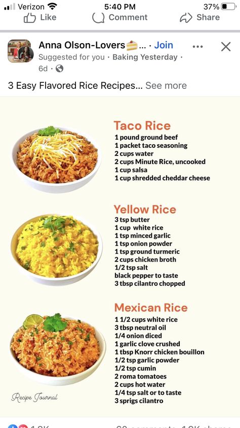 Basic Rice Recipe, How To Flavor Rice, How To Make White Rice Flavorful, How To Add Flavor To White Rice, Long Grain Rice Recipes Side Dishes, How To Cook Long Grain White Rice, Flavored Rice Recipes, Rice Recipes Side, Rice Dishes Recipes