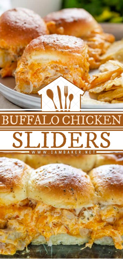 Easy Buffalo Chicken Sliders, Holiday Finger Foods, Starter Ideas, Christmas Finger Foods, Buffalo Chicken Sliders, Easy Buffalo Chicken, Chicken Sliders, Appetizers Easy Finger Food, Finger Foods Easy