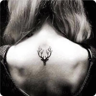 Kami Tattoo, Simple Deer Tattoo, Deer Tattoos For Women, Deer Tattoos, Brothers Tattoo, Deer Tattoo Designs, Stag Tattoo, Fox Tattoo Design, Marquesan Tattoos