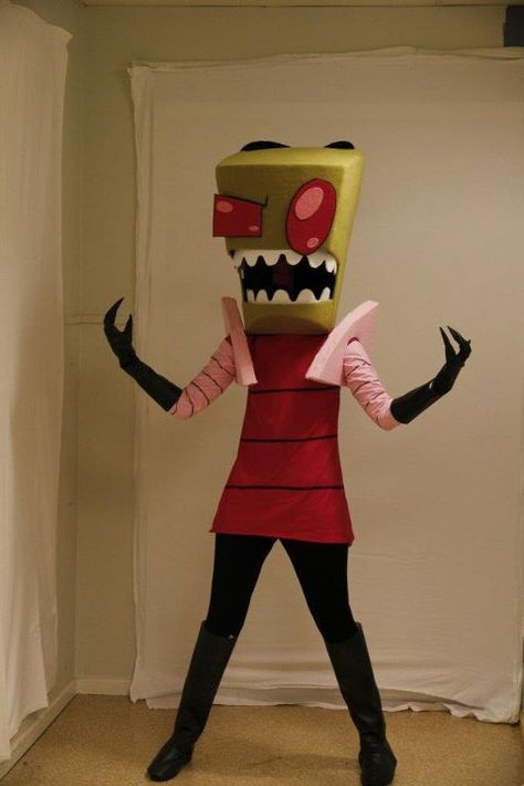 Invader Zim Costume, Cosmo And Wanda Costume, Batman Christian Bale, Cosmo And Wanda, Unique Halloween Costumes, Epic Cosplay, Invader Zim, Maquillage Halloween, Amazing Cosplay