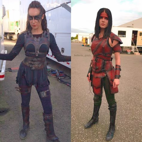 Lexa Outfit The 100, Lexa The 100 Costume, The 100 Halloween Costume, Octavia Blake Outfit, The 100 Outfits Inspiration, The 100 Costume, Warrior Queen Aesthetic, The 100 Outfits, The 100 Octavia