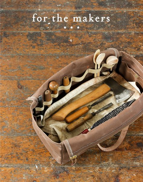 Tool Bag Diy, Ditty Bag, Tool Tote, Diy Leather Projects, Inside My Bag, Tooled Leather Bag, Tool Bags, Pottery Tools, Tote Pattern