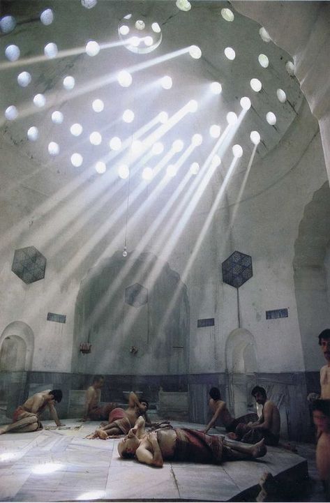 Istanbul’s best Turkish bath houses – Cagaloglu Hamami. If you’re a spa lover going to Istanbul, you won’t want to miss the city’s famous baths, called hamams (or hammams in the West). Book a session and enjoy the surprising benefits of the centuries-old bathing rituals of the Ottomans. https://www.turkishbaths.org/ Turkish Bath House, Moroccan Bathroom, Public Bath, Turkish Culture, Turkish Bath, Bath House, Buy Prints, 인테리어 디자인, National Geographic