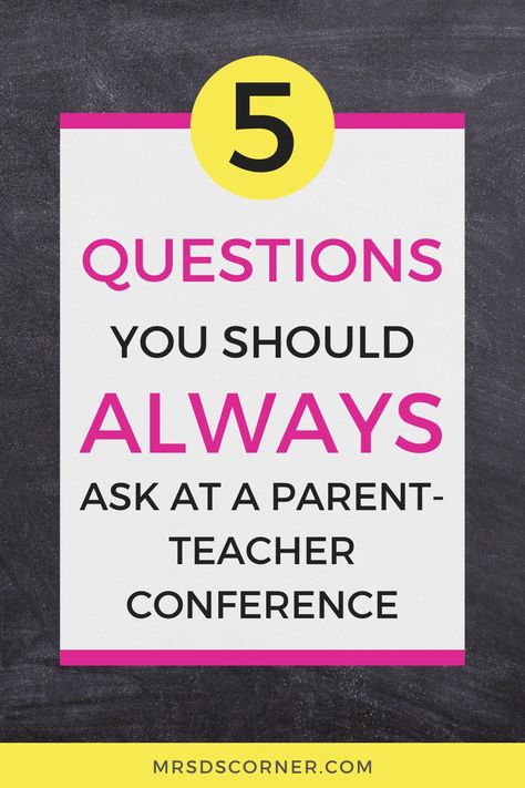 As a parent, it can be hard to know exactly what to expect at parent teacher conference. Parents come hoping to better understand their child and how he or she is doing in school. While these conferences help parents and teachers gain insight into how a student is doing, when parents ask the right questions, they can learn even more about their child and the classroom. In this blog post, you'll learn 5 questions teachers wish every parent would ask at parent-teacher conferences and why. First Parent Teacher Conference, Things To Ask At Parent Teacher Conference, Questions To Ask At Parent Teacher Conference, Parent Teacher Conference Questions, Parent Teacher Conference Ideas, Parent Teacher Conferences Outfit, Parent Teacher Conferences Questions, Parent Teacher Conference Notes, Parent Teacher Interviews