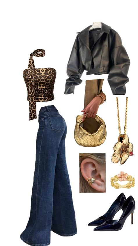 Modest Dinner Outfits, Bday Party Aesthetic, Cheetah Print Outfits, Jazz Outfits, Cute Professional Outfits, Trendy Outfits For Teens, Swaggy Outfits, Ideas Outfit, Fashion Wishlist