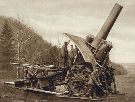 Big Bertha Howitzer Ww1 Photos, Ww1 History, Big Bertha, German Army, Military History, First World, Fort, Germany, Black And White