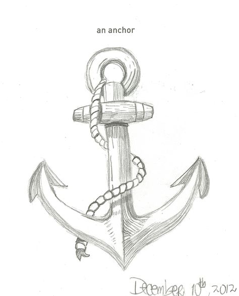 003 – An anchor – Doodle Company 642 Things To Draw, Anchor Sketch, Navy Tattoos, Things To Draw, December 26th, Ink Sketch, Pattern Drawing, Art Classes, Icon Set