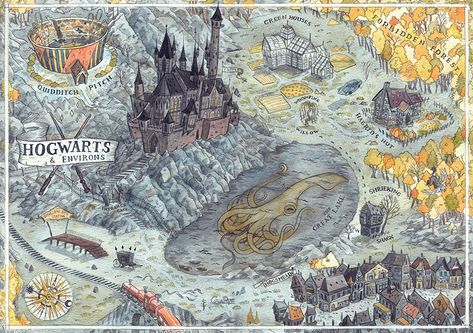 Check out this @Behance project: “Hogwarts Map” https://www.behance.net/gallery/67866951/Hogwarts-Map Hogwarts Map, Posters Harry Potter, Classe Harry Potter, Imprimibles Harry Potter, Harry Potter Printables, Fantasy World Map, Buku Harry Potter, Images Harry Potter, Harry Potter Artwork