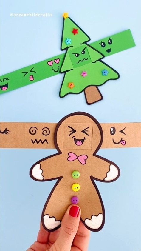 Gingerbread Man Craft, Gingerbread Man Crafts, Gingerbread Man Activities, Christmas Paper Craft, Advent Crafts, Gingerbread Activities, Easy Gingerbread, Students Christmas, Nifty Crafts