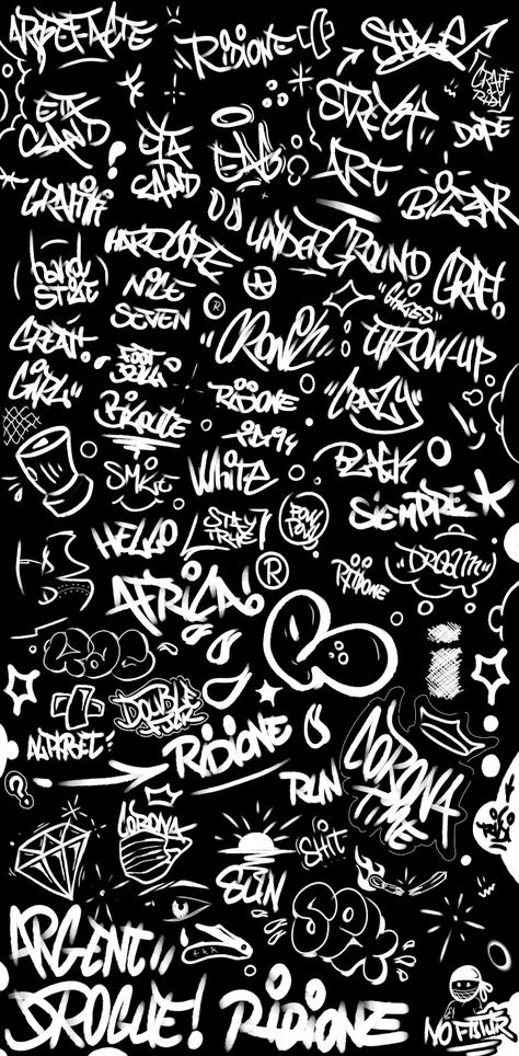 Tag Street Art, Hip Hop Art Graffiti, Tags Graffiti, Black And White Graffiti, Arte Do Hip Hop, Graffiti Art Letters, Bike Tank, Iphone Wallpaper For Guys, Stile Hip Hop