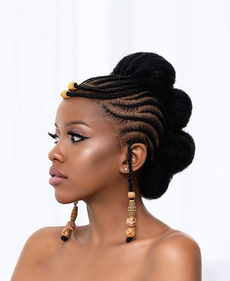 Traditional Hairstyle, African Hair Braiding Styles, Natural Afro Hairstyles, Hair Magazine, Hair Twist Styles, Natural Hair Updo, Natural Hair Braids, Cornrow Hairstyles, African Braids Hairstyles