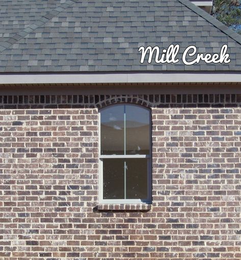 Mill Creek from Columbus Brick Company Brick Companies, Sustainable Building Materials, Sustainable Building, Brick Exterior, Brick Veneer, Brick Exterior House, Mill Creek, Brick Colors, Plan Ideas