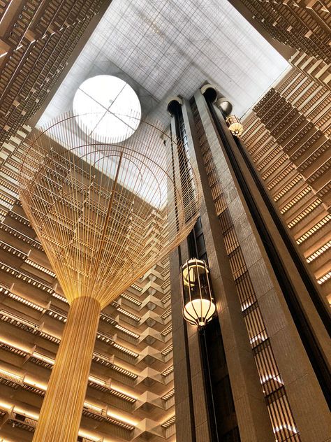 Hotel Elevator Design, John Portman, Forest Architecture, Neo Futurism, Lift Lobby, Elevator Interior, Hotel Hallway, Elevator Design, Glass Elevator