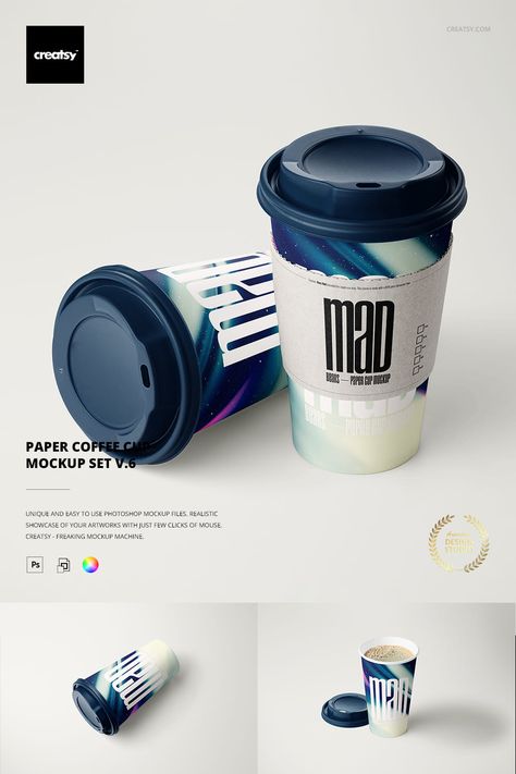 Fuel your coffee cup design dreams with our Paper Coffee Cup Mockup Set! Whether you're a cafe owner or a coffee enthusiast, these mockups are the canvas for your custom cup ideas. Serve up your style, and let every sip be a masterpiece ✨🌈 | coffee cup, cup designs, coffee cup design Customized Coffee Mugs, Custom Cup Ideas, Pudding Packaging, Cup Printing, Cafe Owner, Paper Cup Design, Coffee Cup Mockup, Cup Mockup, Custom Coffee Cups