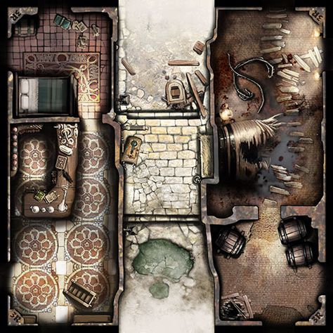 Black Plague - Zombicide.com Zombicide Black Plague, Tile Board, Black Plague, Dungeon Tiles, Battle Map, Virtual Tabletop, Tabletop Rpg Maps, Fantasy Maps, Rpg Maps