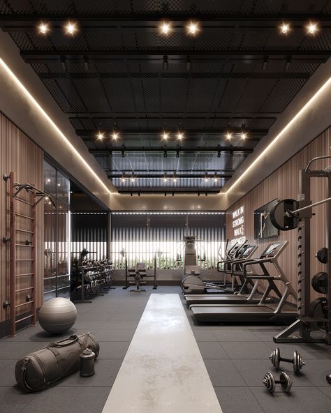 Boutique Gym Design, Luxurious Gym, School Building Plans, Gym Architecture, Fitness Center Design, Boutique Gym, Dream Gym, Gym Design Interior, House Gym