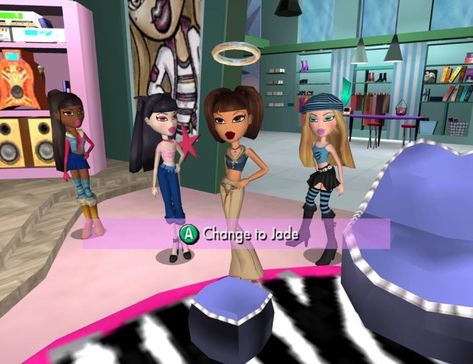 Cheetah Print Wallpaper, Nostalgia Core, Bratz Girls, Girls Rules, Aesthetic Cute, Bratz Doll, Old Games, Games For Girls, Just Girly Things