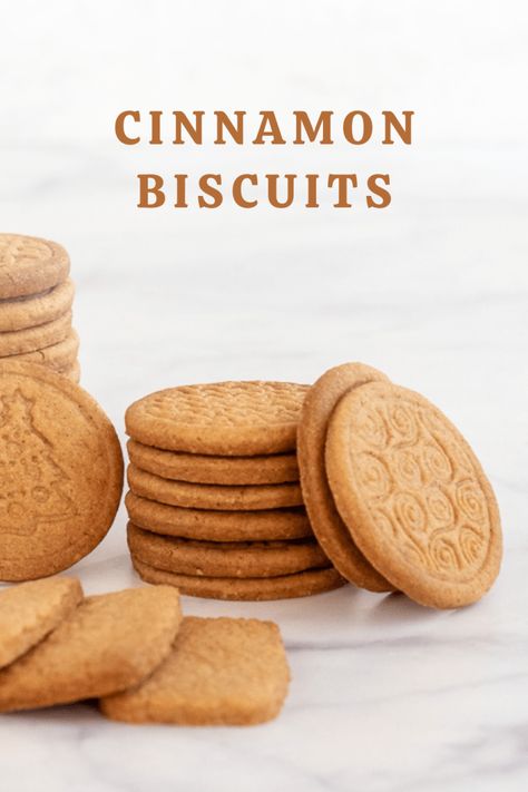 Cinnamon Biscuits Recipe - The Gourmet Larder Gourmet Biscuits, Spiced Biscuits, Biscuit Press, Cinnamon Biscuits, Cinnamon Filling, Edible Christmas Gifts, Cinnamon Nuts, Cinnamon Cookies, Autumn Recipes