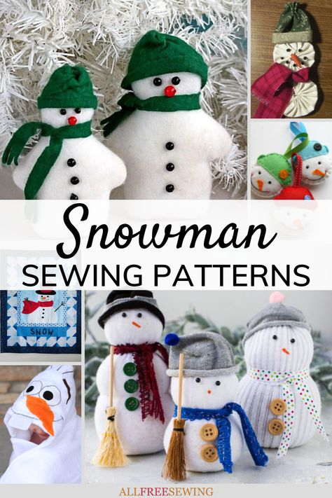 15+ Free Snowman Patterns to Sew Diy Stuffed Snowman, Fabric Snowman Pattern, Fabric Snowmen Patterns Free, Stuffed Snowman Diy, Free Snowman Patterns, Snowman Sewing Patterns, Snowman Patterns Printable, Primitive Snowmen Patterns, Snowman Patterns