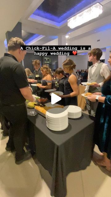 Chick-fil-A Lonestar Weddings on Instagram: "Chick-fil-A would love to be a part of your special day! Our store caters weddings within Montgomery County, TX. Contact in bio for more information. #wedding #weddingvenue #chickfila #cfa #catering #weddinginspiration #wedding #chickfila #cfalonestar105 #cfalonestarweddings #cfacatering #chickfilacatering #weddingvendor #catering #caterer #weddingcatering" Chic Fil A Catering, Chicken Alfredo Wedding Reception, Chick Fil A Wedding Catering, Chick Fil A Catering Display, Chick Fil A Wedding, Chick Fil A Catering, Chickfila Wedding Catering, Healthy Chick Fil A Order, Wedding Buffet