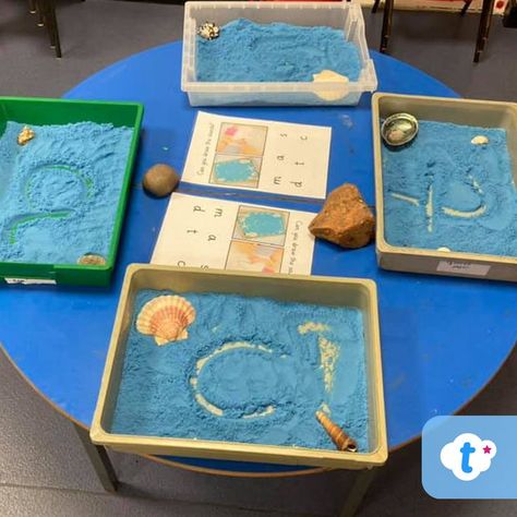 Under The Sea Activity, Rainbow Fish Activities, Ocean Activities Preschool, Snail And The Whale, Ocean Theme Preschool, Under The Sea Crafts, Tuff Spot, Sea Activities, Fish Activities