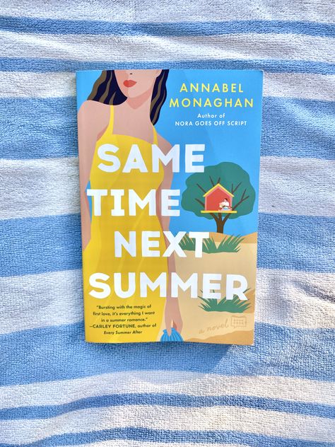 Book Review of Same Time Next Summer by Annabel Monaghan Same Time Next Summer Annabel Monaghan, Same Time Next Summer Book Aesthetic, Same Time Next Summer Book, Nora Goes Off Script, Summer Romance Books, Booktok Aesthetic, Book Girlies, Collecting Seashells, 2024 Books