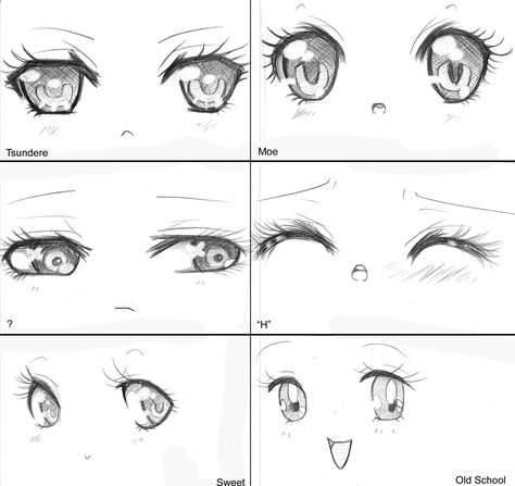 - Manga Eyes, Manga Types - by capochi.deviantart.com on @DeviantArt Chibi Poses, Regard Animal, Realistic Eye Drawing, Eye Expressions, Manga Eyes, Manga Tutorial, Anime Tutorial, Art Kawaii, Drawing Expressions