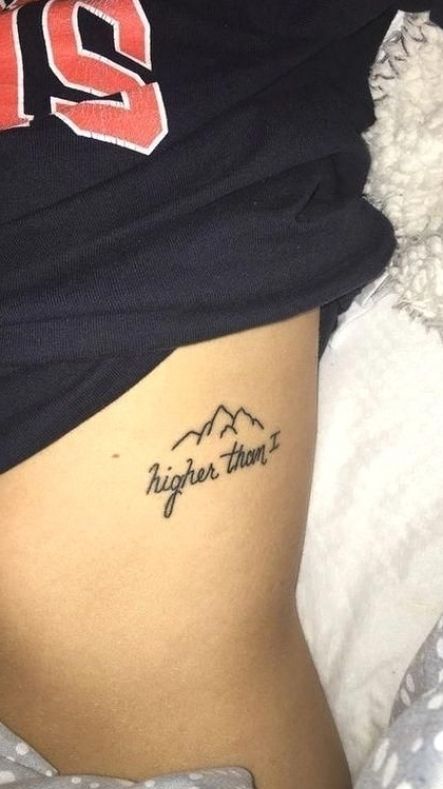 Higher Than I Tattoo, Psalm 61 2 Tattoo, Psalm 61 2, Tattoo Christian, Scripture Tattoos, Psalm 61, 2 Tattoo, Isaiah 54, Shape Tattoo