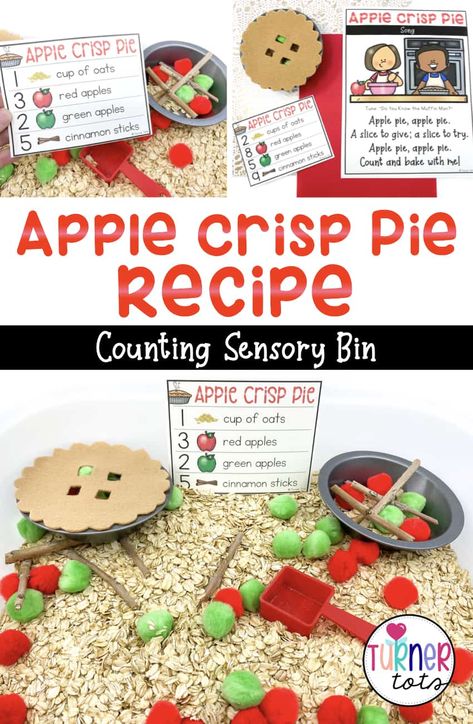 Counting To 10 Activities Preschool, Apple Literacy Activities, Math Apple Activities, Apple Literacy, September Apples, Apple Crisp Pie, Preschool Apple Theme, September Preschool, Apple Crafts