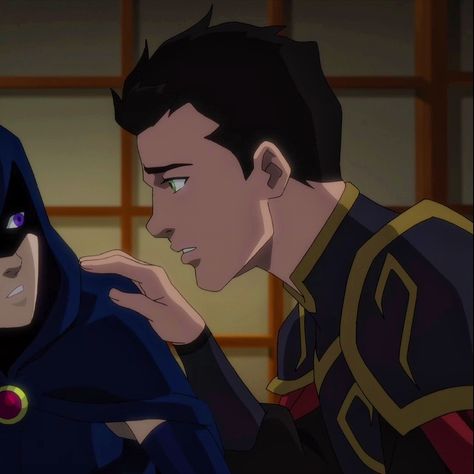 Damian Wayne Dark Apokolips, Justice League Dark Apokolips, Avatar Outfits, Dc Ships, Justice League Animated, Original Teen Titans, Robin Dc, Justice League Dark, Justice League Unlimited